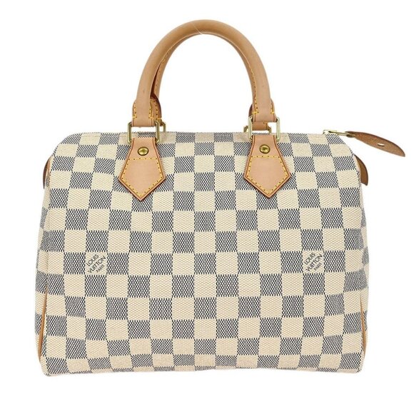 Louis Vuitton Damier Azur Speedy 25 Handbag N41534 MB4037 186841 - Picture 1 of 10